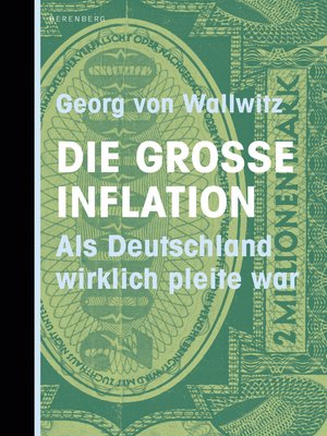 cover image of Die große Inflation